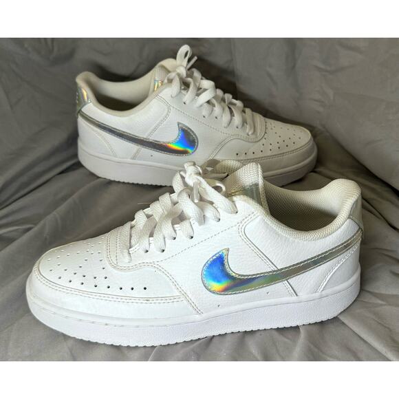 Women's Nike Court Vision Lo 7.5 White CW5596 100 - Picture 2 of 8